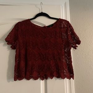 Lace Cropped Top